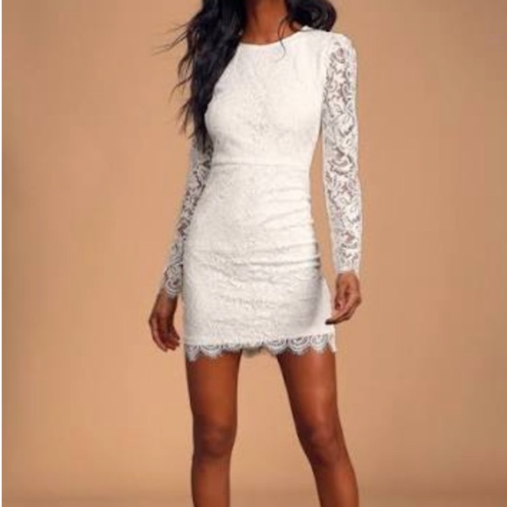 Lulus white dress